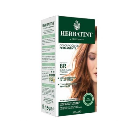TINTE HERBATINT 8R GEL COLORACION PERMANENTE