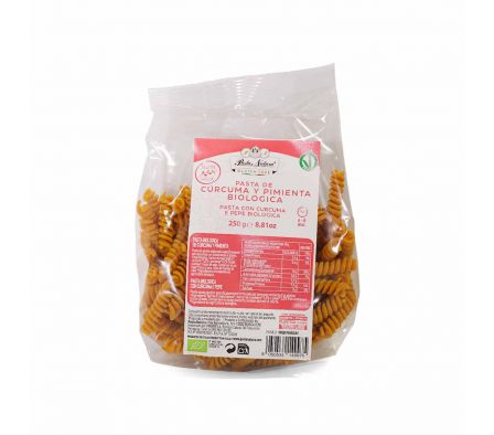FIDEO PASTA NATURA CURCUMA PIMINETA BIOLOGICA 250G