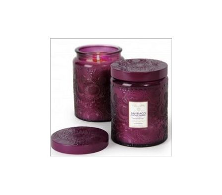 VELA VOLUSPA SANTIAGO HUCKLEBERRY LARGE EMBOSSED G
