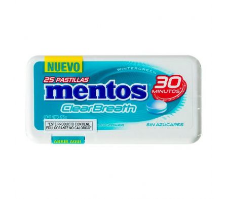 CHICLE MENTOS PASTILLAS WINTERGREEN LATAM 17,5