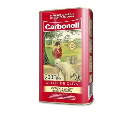 ACEITE CARBONELL OLIVA LATA ROJA 200ML