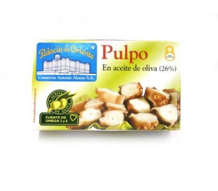 PULPO PALACIO DE ORIENTE EN ACEITE DE OLIVA 111GR