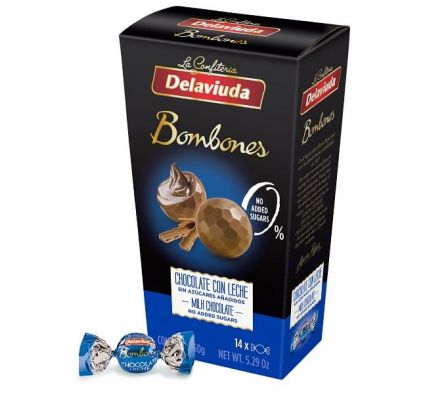 BOMBONES DELAVIUDA CHOCO S/AZU X 150GR 