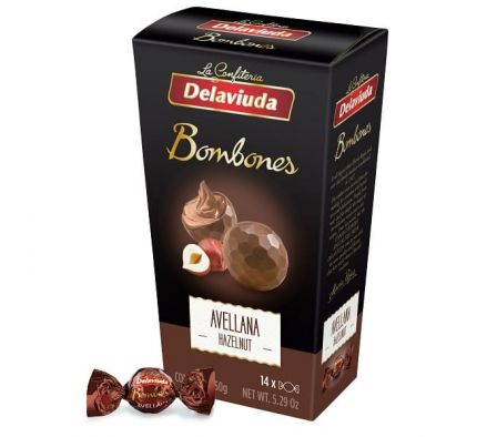 BOMBONES DELAVIUDA AVELLANA  X150G 