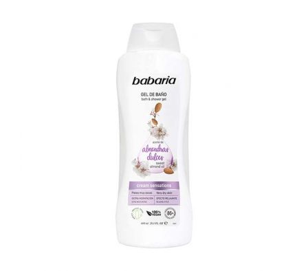 GEL DE DUCHA BABARIA PIELES SECAS ALMENDRAS 600ML 