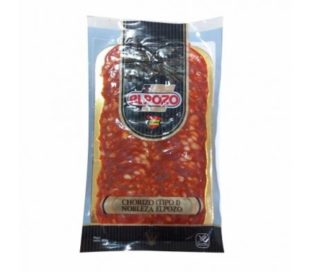 CHORIZO EXTRA LONCHEADO EL POZO NOBLEZA 80GR