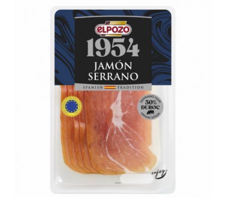JAMON SERRANO EL POZO LONCHEADO 80GR