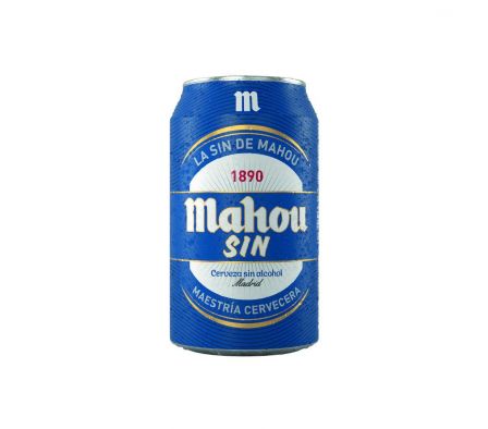 CERVEZA MAHOU SIN ALCOHOL LATA 330ML