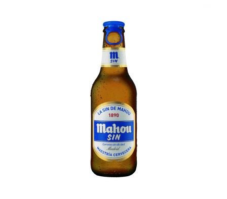 CERVEZA MAHOU SIN ALCOHOL 250ML. BOT.