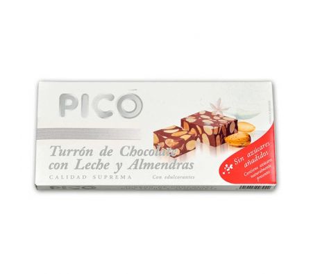 TURRON PICO CHOCO ALMENDRAS SIN AZUCAR 200GR