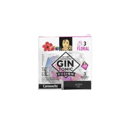 INFUSIONES CARMENCITA P/GIN TONIC FLORAL 3UNID