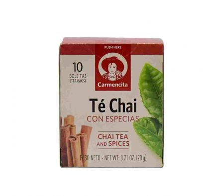 TE CARMENCITA CHAI CON ESPECIAS 10S