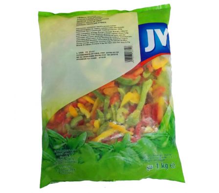 PIMIENTO JV TRICOLOR CORTE TIRAS 1KG