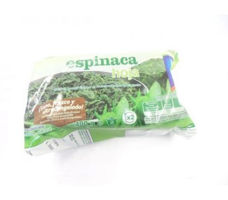 ESPINACA JV PORCIONES 30/50 400GR
