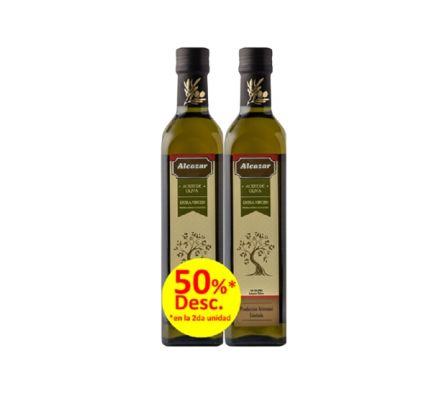 PACK ACEITE DE OLIVA ALCAZAR 500ML