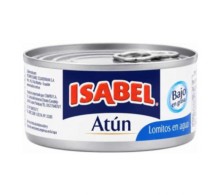 ATUN ISABEL LOMITO EN AGUA  X170 GR.