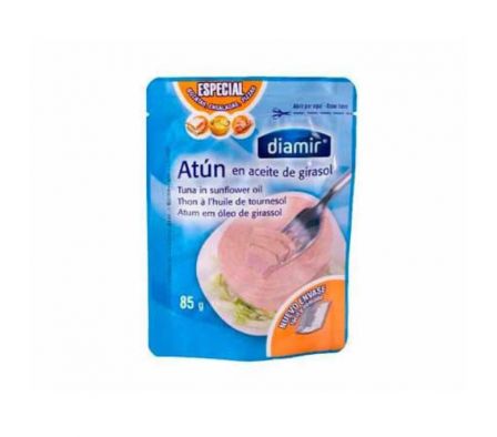 ATUN EN ACEITE DIAMIR EN BOLSA 85GR