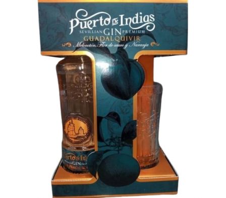 PACK GIN PUERTO DE INDIAS GUADALQUIVIR + COPA  