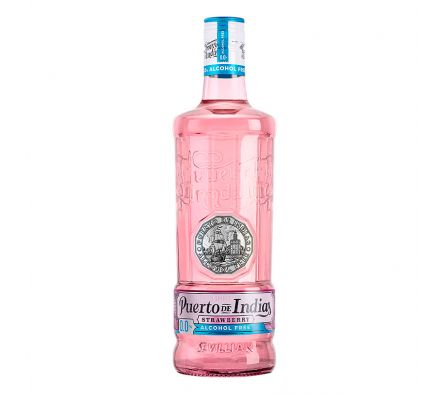 GIN PUERTO DE INDIAS STRAWBERRY S/ALCOHOL 700ML