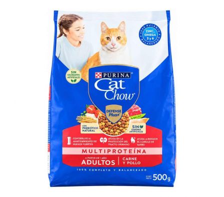ALIMENTO PARA GATO CAT CHOW CAR POLL ADULTO500 GR