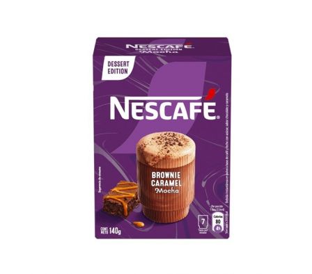 CAFÉ NESCAFE BROWNIE CARAMELO 140 GR