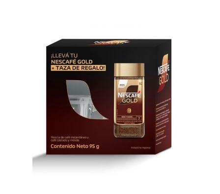 CAFE NESCAFE GOLD + TAZA DE REGALO 