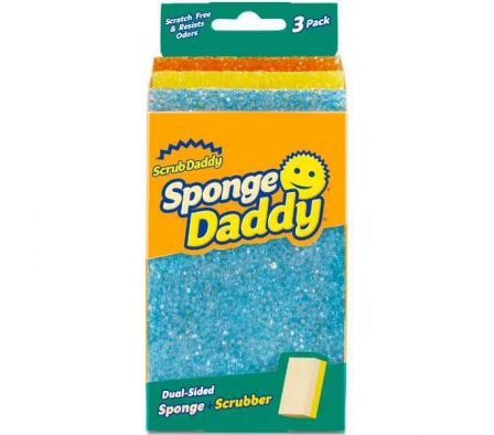 ESPONJA SCRUB DADDY DOBLE CARA COLORES SURTIDOS 