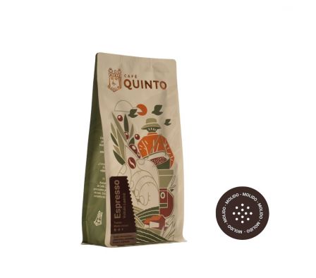 CAFE QUINTO ESPRESSO MOLIDO 250 GR 