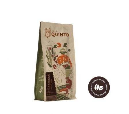 CAFE QUINTO ESPRESSO EN GRANOS 250GR