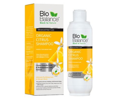 SHAMPOO BIOBALANCE ORGANICO CITRUS 330ML
