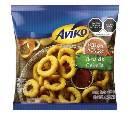 AROS DE CEBOLLA AVIKO 400GR