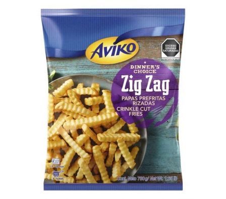 PAPAS FRITAS AVIKO  CONG ZIG ZAG 750G