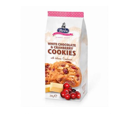 COOKIES MERBA PATISSERIE WHITE CHOCO 200GR