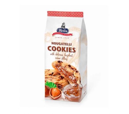 COOKIES MERBA PATISSERIE NOUGATELLI 200GR