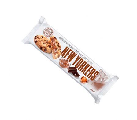COOKIES NEW YORKERS WITH HAZELNUT CROME 175GR