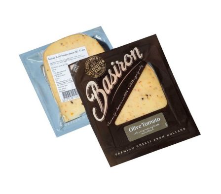 QUESO MAAZ CHEESE BASIRON C/ ACEITUNA/TOMATO 200GR