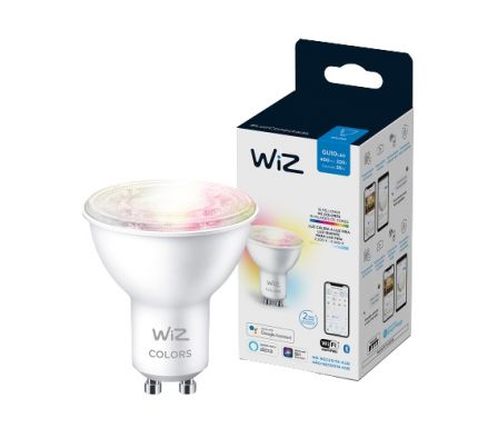 LAMPARA PHILIPS WIZ WIFI COLOR GU10 LED 4.9W