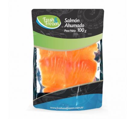 SALMON FRESH & FROZEN AHUMADO EV 100GR