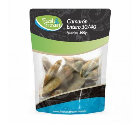 CAMARON ENTERO FRESH & FROZEN 30/40 500GR