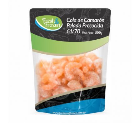 COLA DE CAMARON FRESH & FROZEN PELADA PRECOCIDA 61