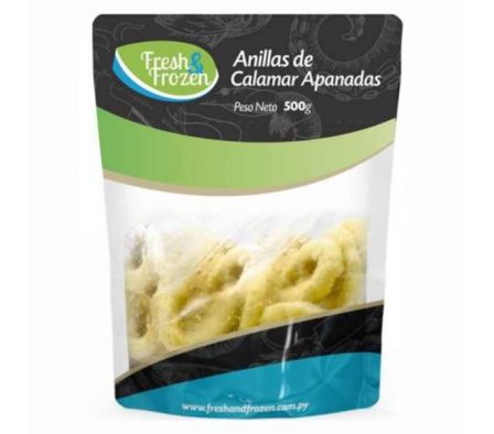 ANILLOS FRESH & FROZEN CALAMAR APANADOS 500GR 