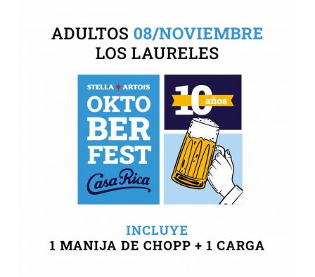 VENTA ENTRADA OKTOBERFEST LOS LAURELES