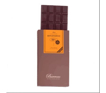 CHOCOLATE BARROCO SEMIAMARGO S/AZUCAR 50GR