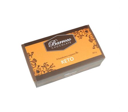 CAJA BARROCO CHOCOLATE KETO S/AZUCAR 8 UNI