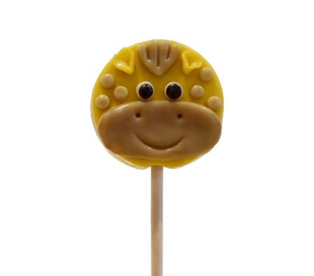 PALETA PAPABUBBLE ANIMALES JIRAFA 60GR