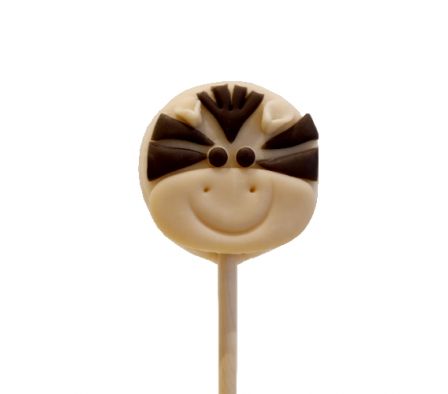 PALETA PAPABUBBLE ANIMALES CEBRA 60GR
