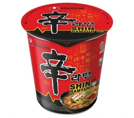 FIDEO INSTANTANEO NONGSHIM C/VEGETALES PICANTE 68G