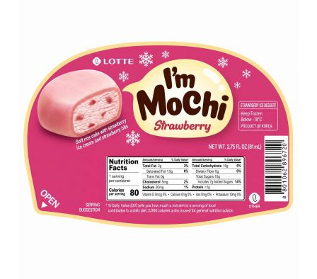 HELADO LOTTE IM MOCHI STRAWBERRY
