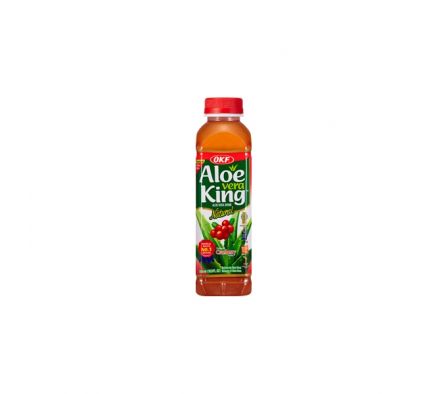 BEBIDAS ALOE VERA KING OKF ARANDANO ROJO 500ML