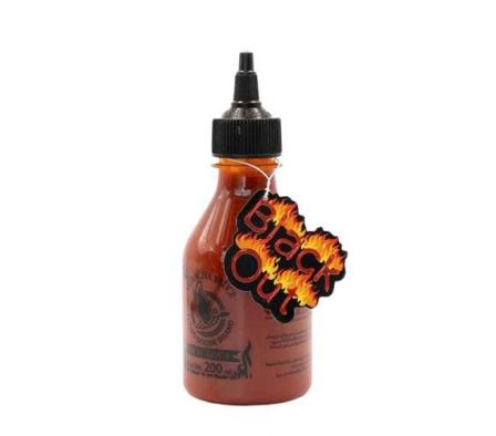 SALSA SRIRACHA FLYING GOOSE BLACKOUT SAUCE X 200ML